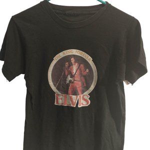 Vintage 1977 The KING Forever Elvis Presley T Shirt T-Shirt Rock N Roll